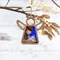 3.5" (H) Christmas Nativity Shepherd With Sheep Ornament - Handcrafted in Texas - Mother's Angels® Christmas Angel Wings Figurine